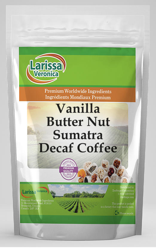 Vanilla Butter Nut Sumatra Decaf Coffee