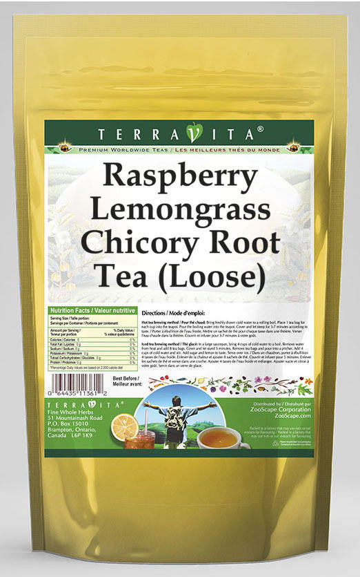 Raspberry Lemongrass Chicory Root Tea (Loose)