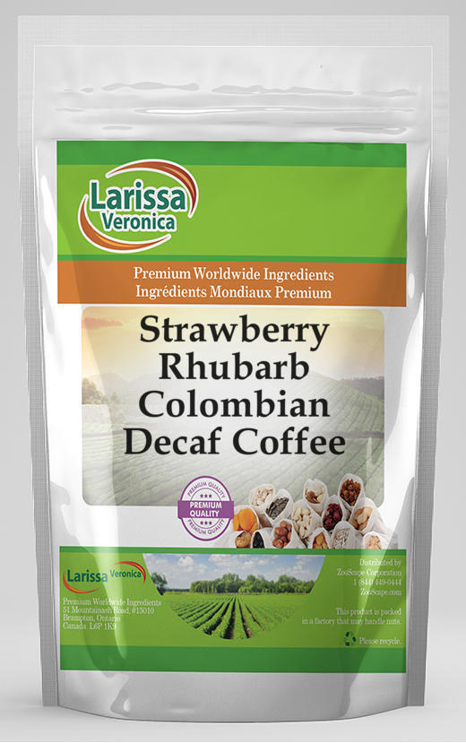 Strawberry Rhubarb Colombian Decaf Coffee