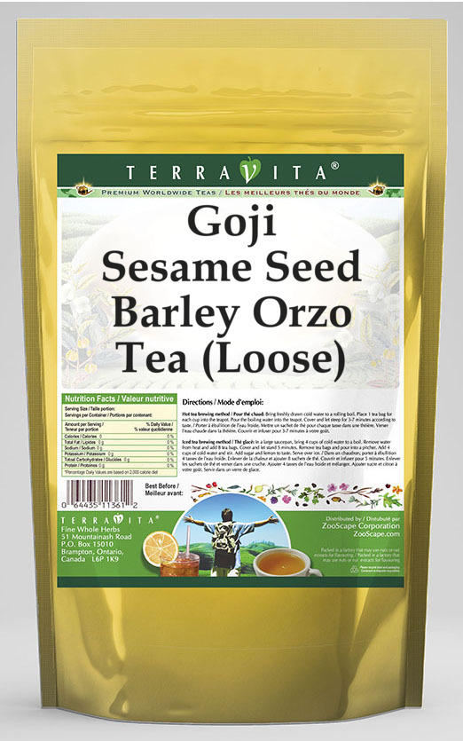 Goji Sesame Seed Barley Orzo Tea (Loose)