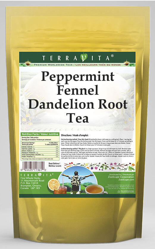 Peppermint Fennel Dandelion Root Tea