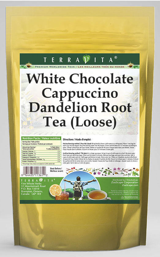 White Chocolate Cappuccino Dandelion Root Tea (Loose)