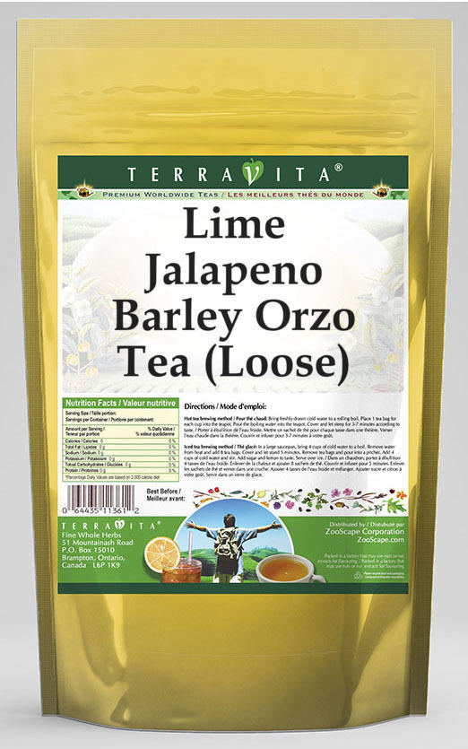 Lime Jalapeno Barley Orzo Tea (Loose)