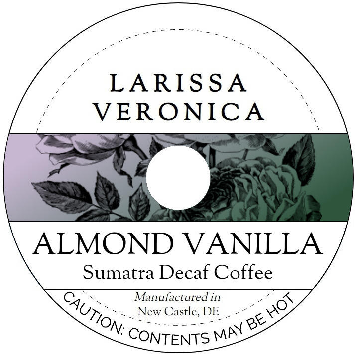 Almond Vanilla Sumatra Decaf Coffee <BR>(Single Serve K-Cup Pods)