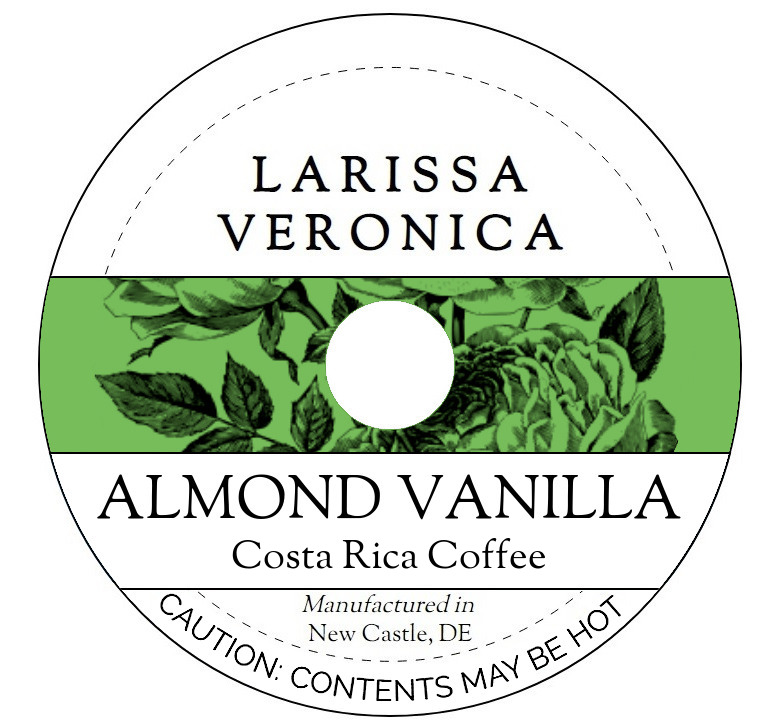 Almond Vanilla Costa Rica Coffee <BR>(Single Serve K-Cup Pods)