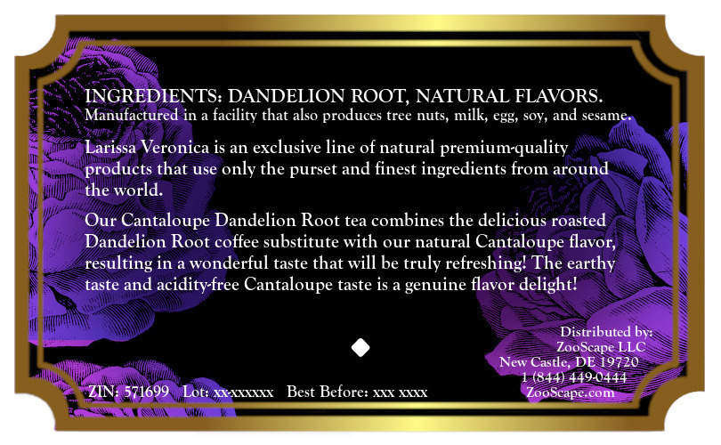 Cantaloupe Dandelion Root Tea <BR>(Single Serve K-Cup Pods)