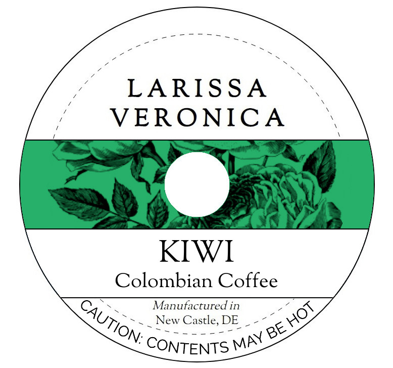 Kiwi Colombian Coffee <BR>(Single Serve K-Cup Pods)