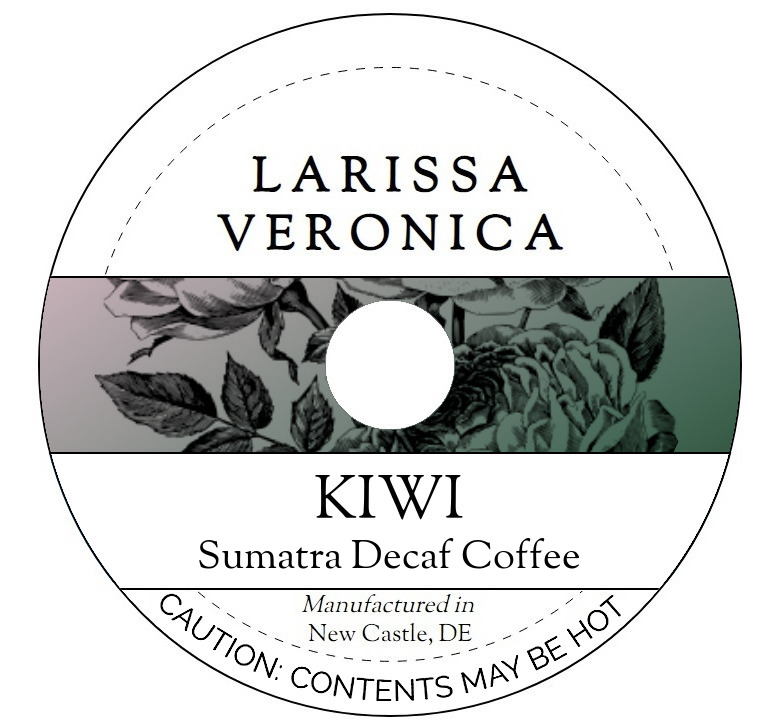 Kiwi Sumatra Decaf Coffee <BR>(Single Serve K-Cup Pods)
