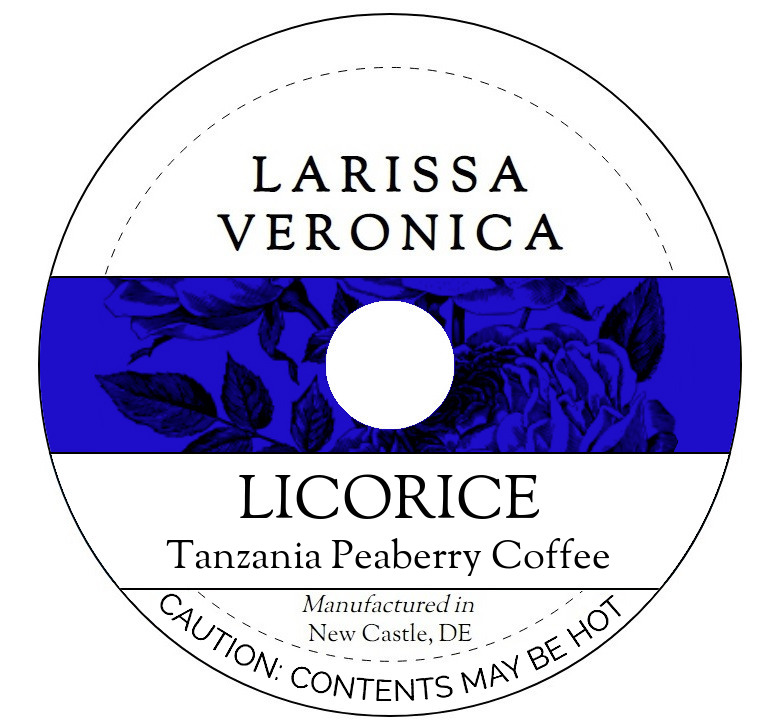 Licorice Tanzania Peaberry Coffee <BR>(Single Serve K-Cup Pods)