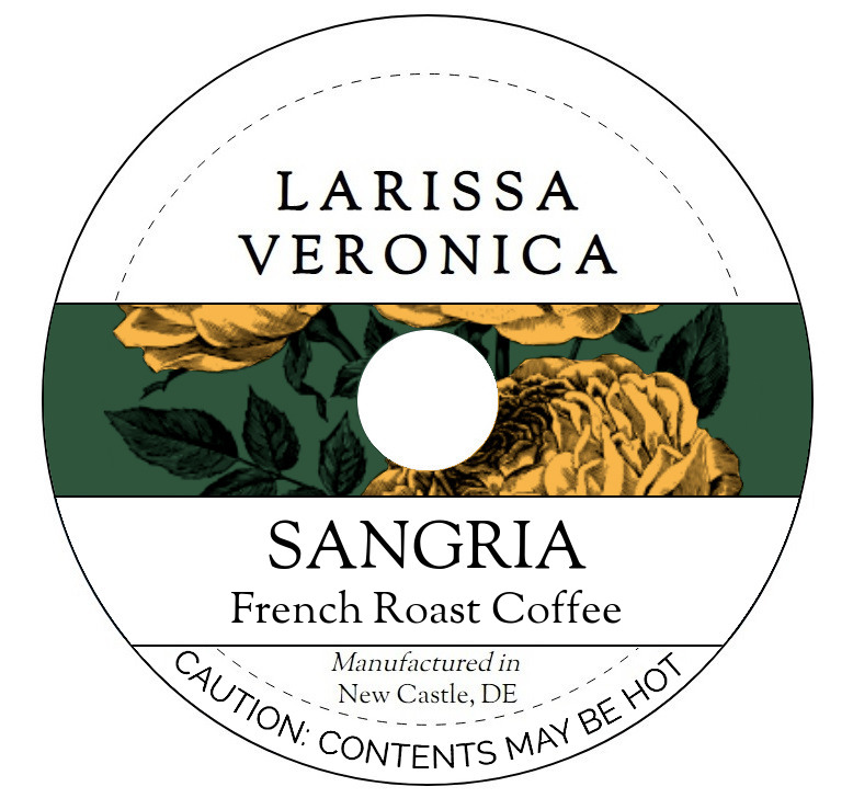 Sangria French Roast Coffee <BR>(Single Serve K-Cup Pods)