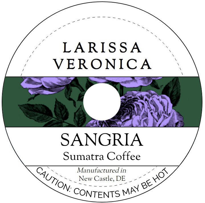 Sangria Sumatra Coffee <BR>(Single Serve K-Cup Pods)