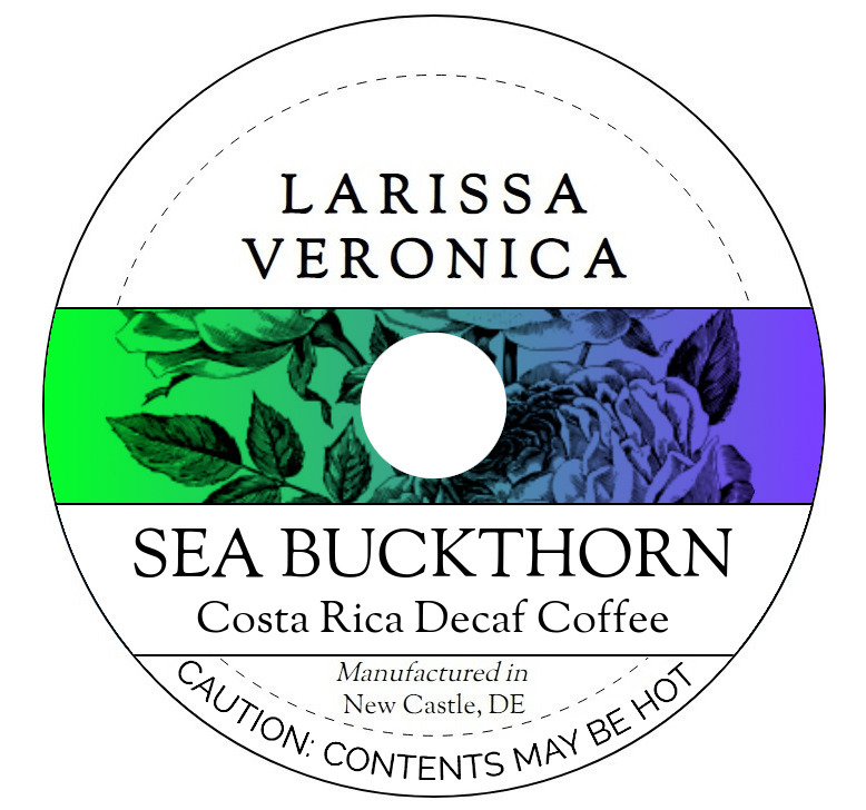 Sea Buckthorn Costa Rica Decaf Coffee <BR>(Single Serve K-Cup Pods)