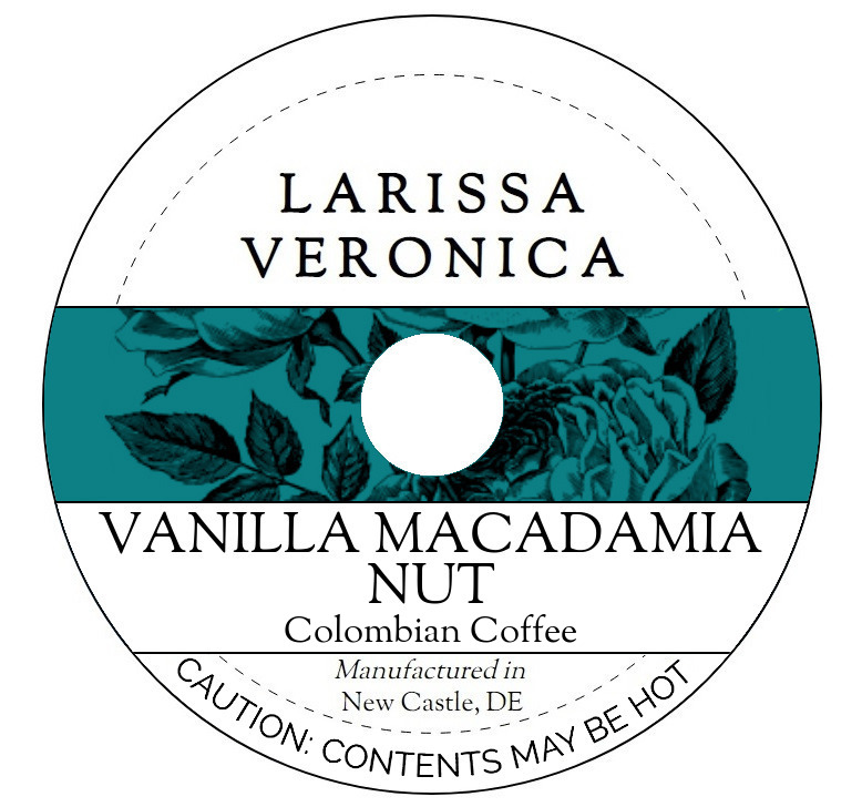 Vanilla Macadamia Nut Colombian Coffee <BR>(Single Serve K-Cup Pods)