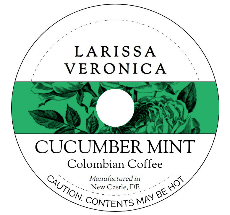 Cucumber Mint Colombian Coffee <BR>(Single Serve K-Cup Pods)