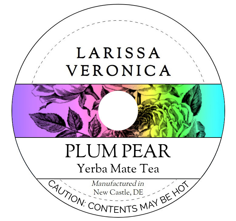 Plum Pear Yerba Mate Tea <BR>(Single Serve K-Cup Pods)