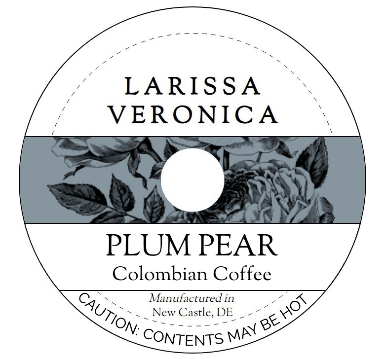 Plum Pear Colombian Coffee <BR>(Single Serve K-Cup Pods)