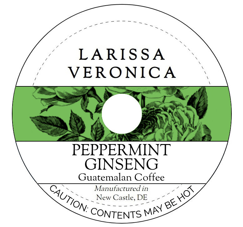 Peppermint Ginseng Guatemalan Coffee <BR>(Single Serve K-Cup Pods)