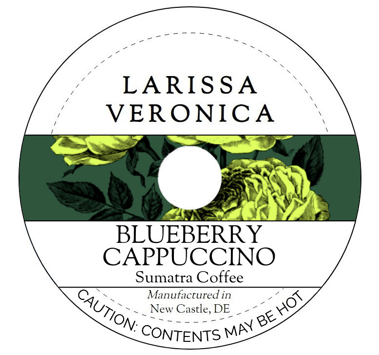 Blueberry Cappuccino Sumatra Coffee <BR>(Single Serve K-Cup Pods)