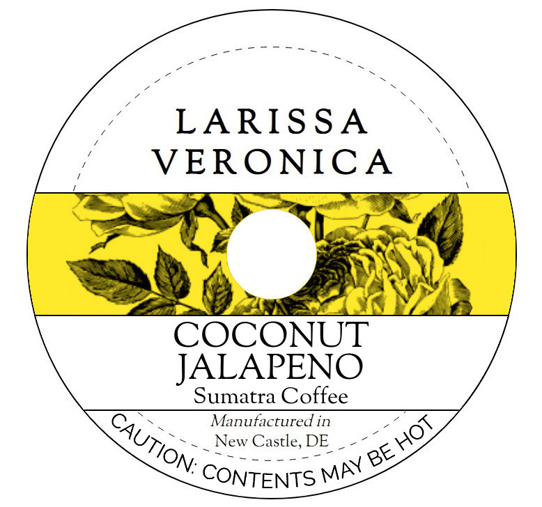 Coconut Jalapeno Sumatra Coffee <BR>(Single Serve K-Cup Pods)