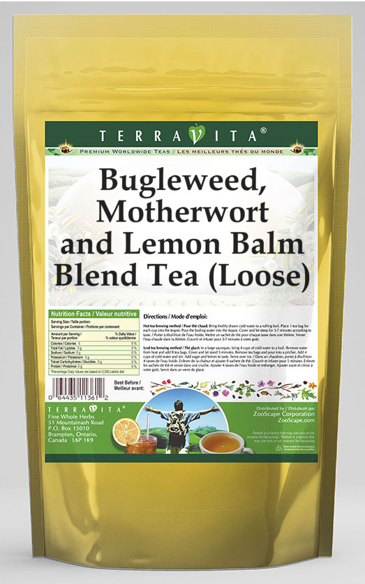 Bugleweed, Motherwort and Lemon Balm Blend Tea (Loose)