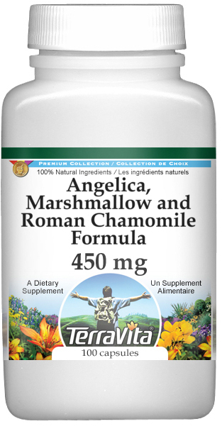 Angelica, Marshmallow and Roman Chamomile Formula - 450 mg
