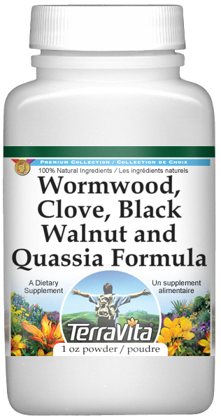Wormwood, Clove, Black Walnut and Quassi Formula Powder