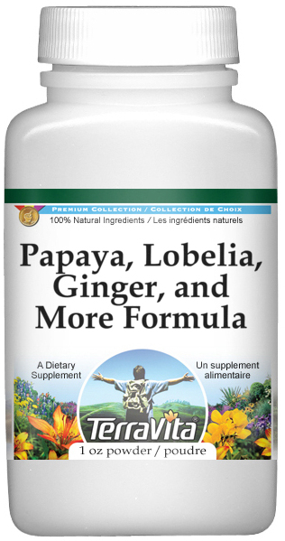 Papaya, Lobelia, Ginger, and More Formula Powder