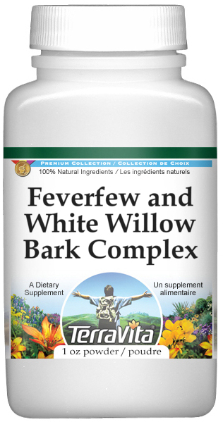 Feverfew and White Willow Bark Complex Powder