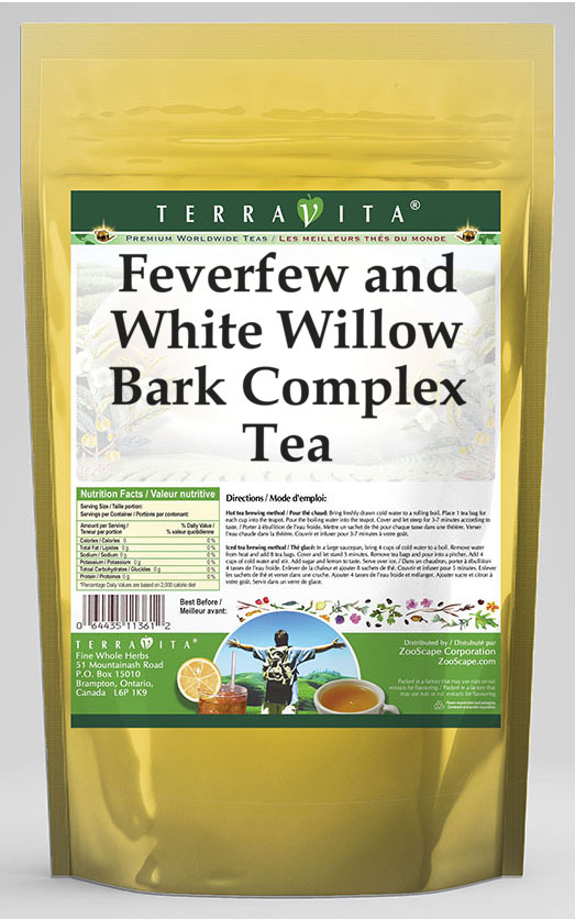 Feverfew and White Willow Bark Complex Tea
