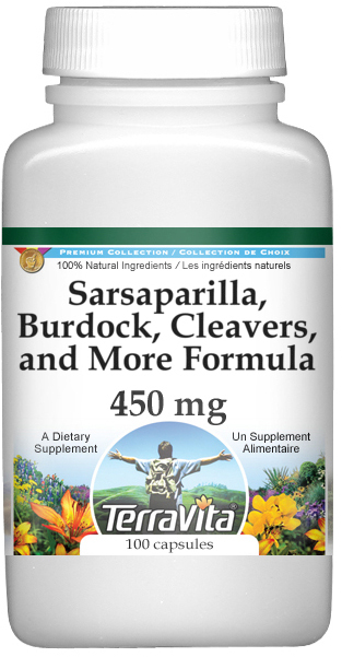 Sarsaparilla, Burdock, Cleavers, and More Formula - 450 mg