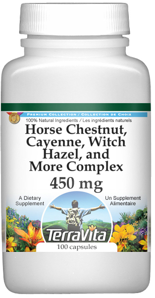 Horse Chestnut, Cayenne, Witch Hazel, and More Complex - 450 mg