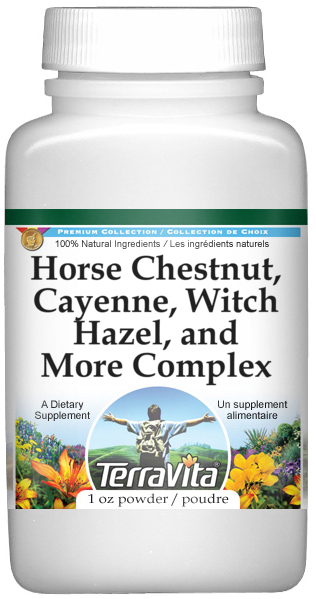 Horse Chestnut, Cayenne, Witch Hazel, and More Complex Powder