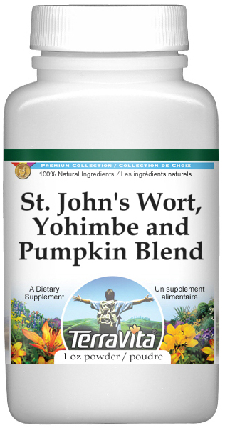 St. John's Wort, Ginkgo and Pumpkin Blend Powder
