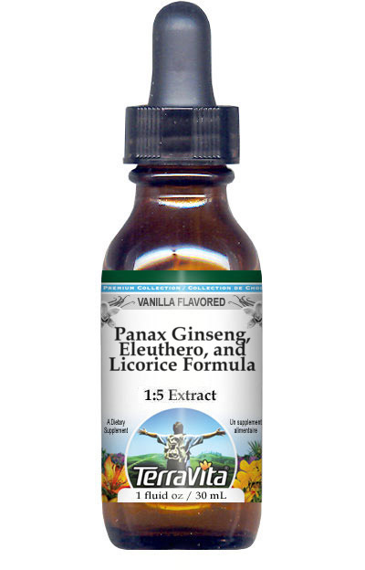 Panax Ginseng, Eleuthero, and Licorice Formula Glycerite Liquid Extract (1:5)
