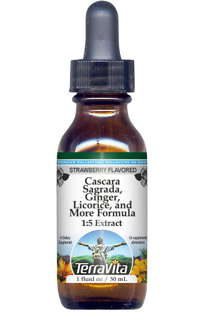 Cascara Sagrada, Ginger, Licorice, and More Formula Glycerite Liquid Extract (1:5)
